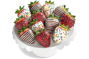 A Gift Inside - Happy Birthday Chocolatey Dipped Strawberries