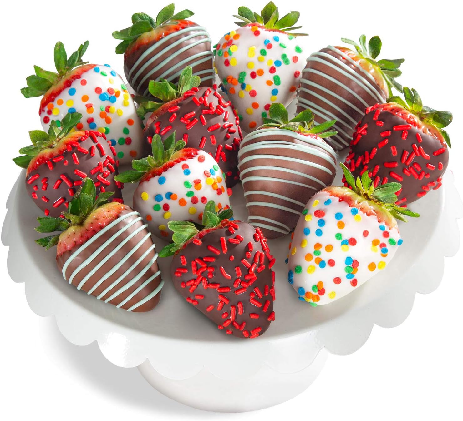 12 Happy Birthday Chocolate Covered Strawberries