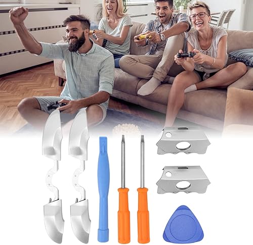 Miniatura 2 de Replacement Bumper for, Left and Right Button Trigger Part, WearResistant and Durable, Replace Damaged Bumper Buttons or Wireless Controller Shells