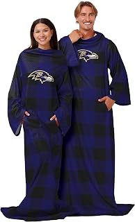 FOCO NFL unisex-adult Nfl Team Logo Oversized Wearable Throw Blanket