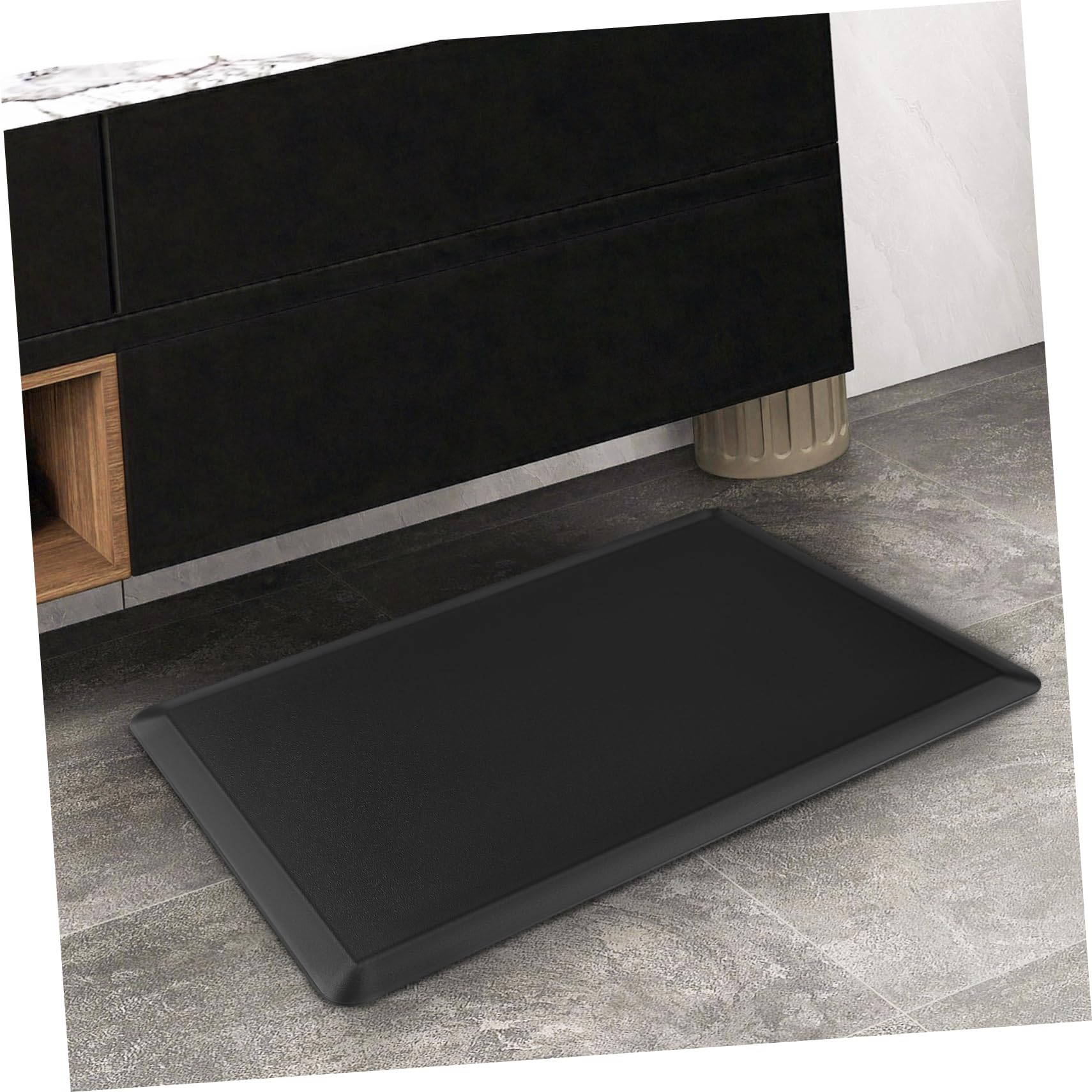 Tapis de cuisine antidérapant – Coussin de sol ultra fin et anti-fatigue pour la cuisine et le bureau, tapis de sol confortable pour de longues heures, facile à nettoyer et design élégant