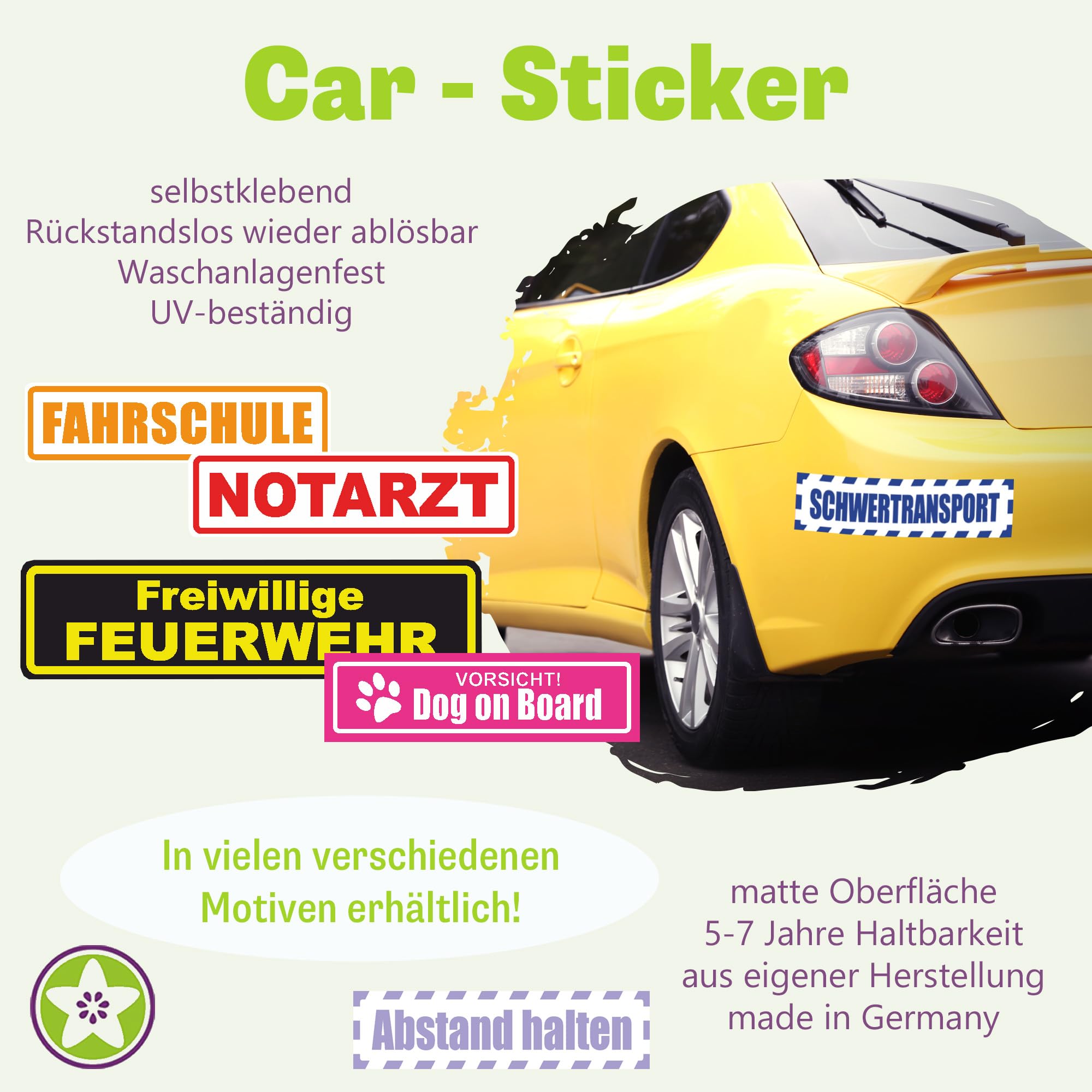 Kiwistar Autoaufkleber 'Ich Hab Kreuz - Jesus Love U' - Schwarz 20x7cm Für Auto & Mehr