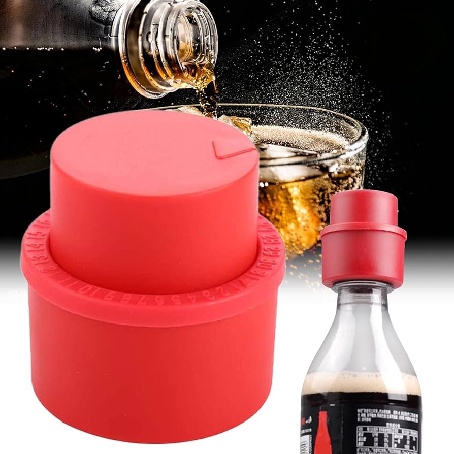 Amazon｜5x4.5cmドリンクカバーセーバー,炭酸キーパー,炭酸が