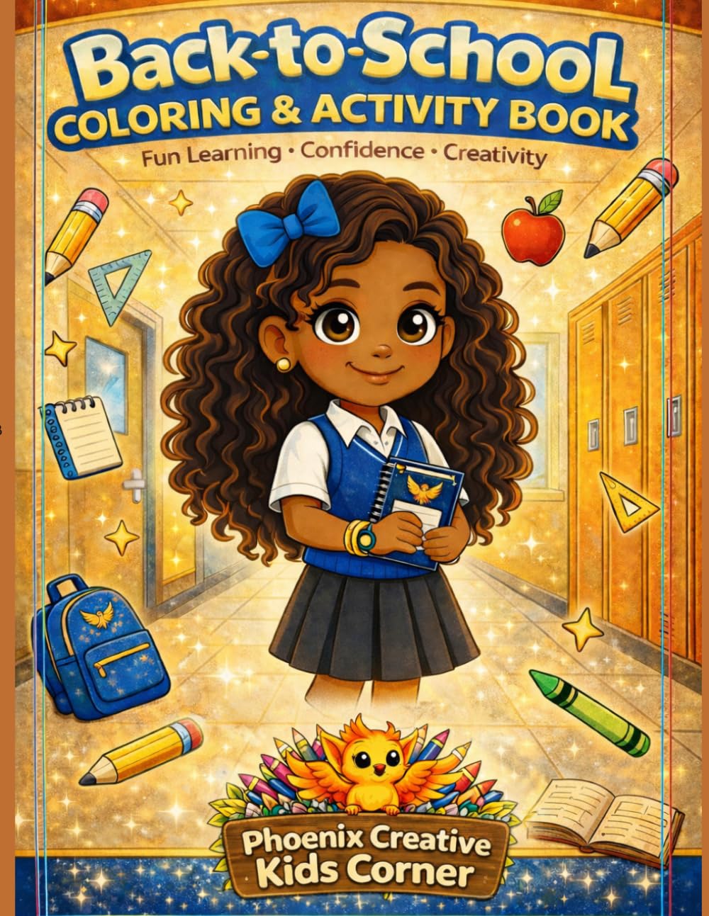 Back to School Coloring and Activity Book: Back to School Coloring & Activity Book for Kids Ages 3–8 | Mazes, Word Search, Coloring & Fun Learning Activities