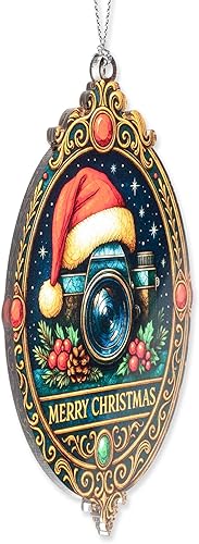Miniatura 5 de Adorno de Navidad para cámara, regalo para fotógrafo, decoración de fotografía, adorno navideño, regalos de cámara de Navidad, adorno de Navidad
