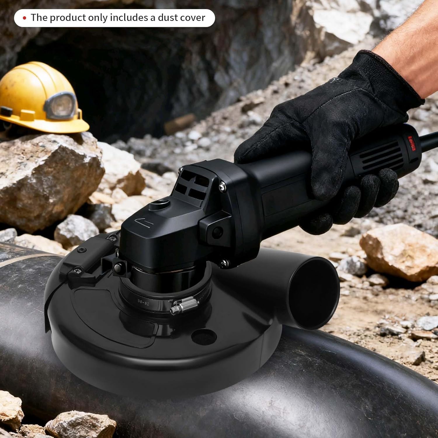 Dust Shroud For Angle Grinder, Angle Grinder Surface Grinding Dust Shroud With 4* Positioning Rings, Surface Grinding Shrouds For 15 Abe Angles Grinders Such As Mivo, Dewei, Mai Tai Bao Etc