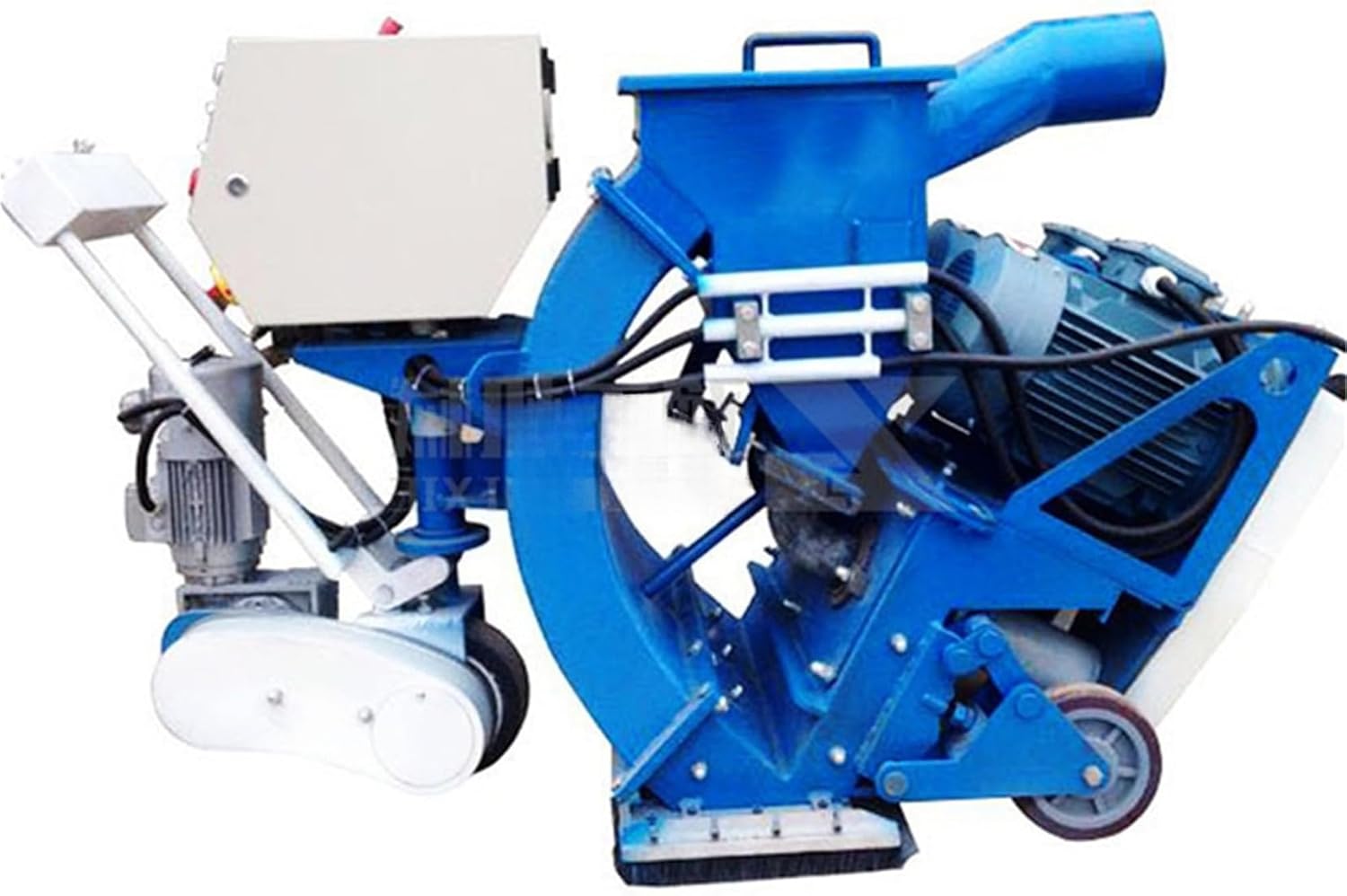 Compact Mobile Road Shot Blasting Machine, Concrete Surface Profiling Shot Blaster, Parking Lot & Tunnel Pavement Preparation Equipment