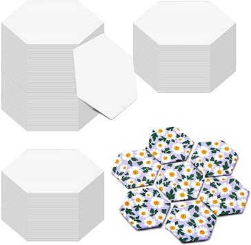 Quilting Templates, 300 PCS 1 Inch Hexogon Patchwork Paper Templates