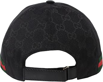 Gucci 200035-KQWBG-1060 Men's Baseball Cap, NERO/VRV