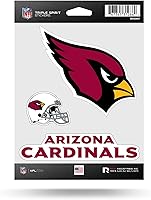 Vista 21 de Rico Industries NFL Football Triple Spirit Stickers Hoja de calcomanías triples