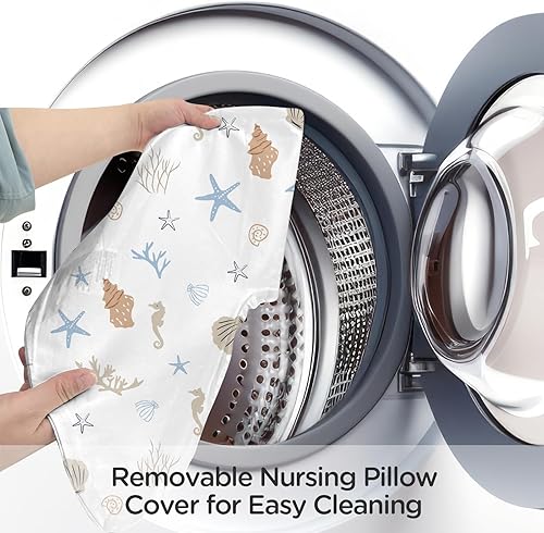 Miniatura 6 de Little Grape Land Almohada de lactancia para bebés, almohadas de lactancia, almohada de apoyo para bebés para lactancia, alimentación con biberón,