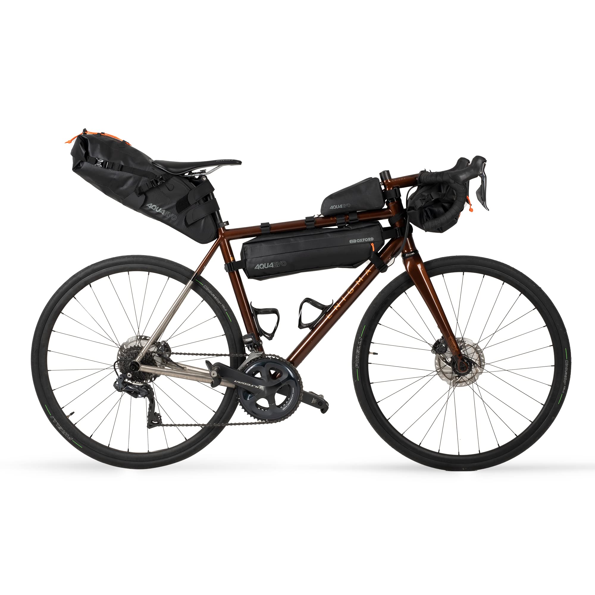 Oxford Products OL955 Aqua Evo Adventure - Manubrio impermeabile fino al livello IPX6, nero, 9 l