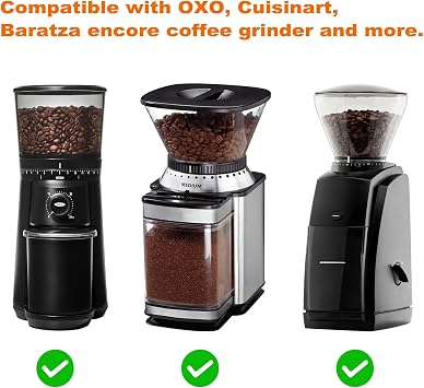 ELLDOO Coffee Grinder Tray for Baratza Encore Esp, Coffee Grounds Catch Tray Compatible with Baratza Encore Coffee Grinder, Multifunctional Trays for Home and Kitchen, Dishwasher Safe(Black)