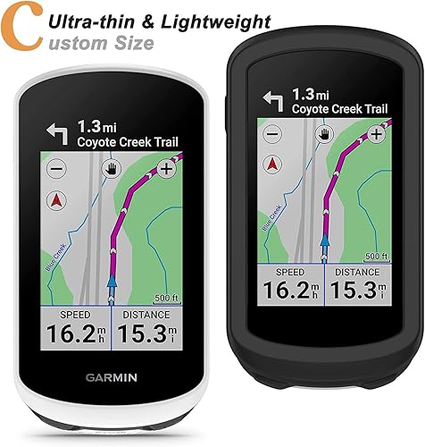 Miniatura 2 de Miimall Compatible con Garmin Explore 2 Funda, Anti-Drop Funda de Silicona Suave para Garmin Edge Explore 2 (negro)