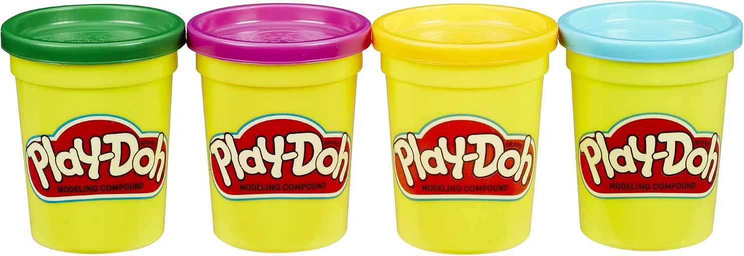 Play-Doh 4-PACK OF SECONDARY COLORS, Net WT 16oz