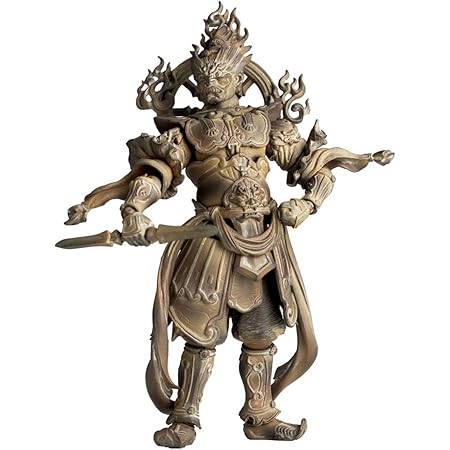 リボルテックタケヤ004EX 増長天 木調版 ノンスケール ABS&PVC製 塗装済み アクションフィギュア