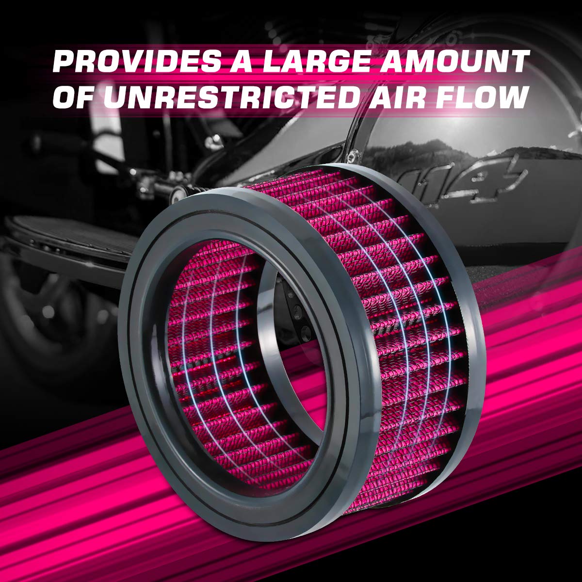 Luftfilter-Kit Für Harley XL 883 Aus Aluminium – Langlebig & Wiederverwendbar