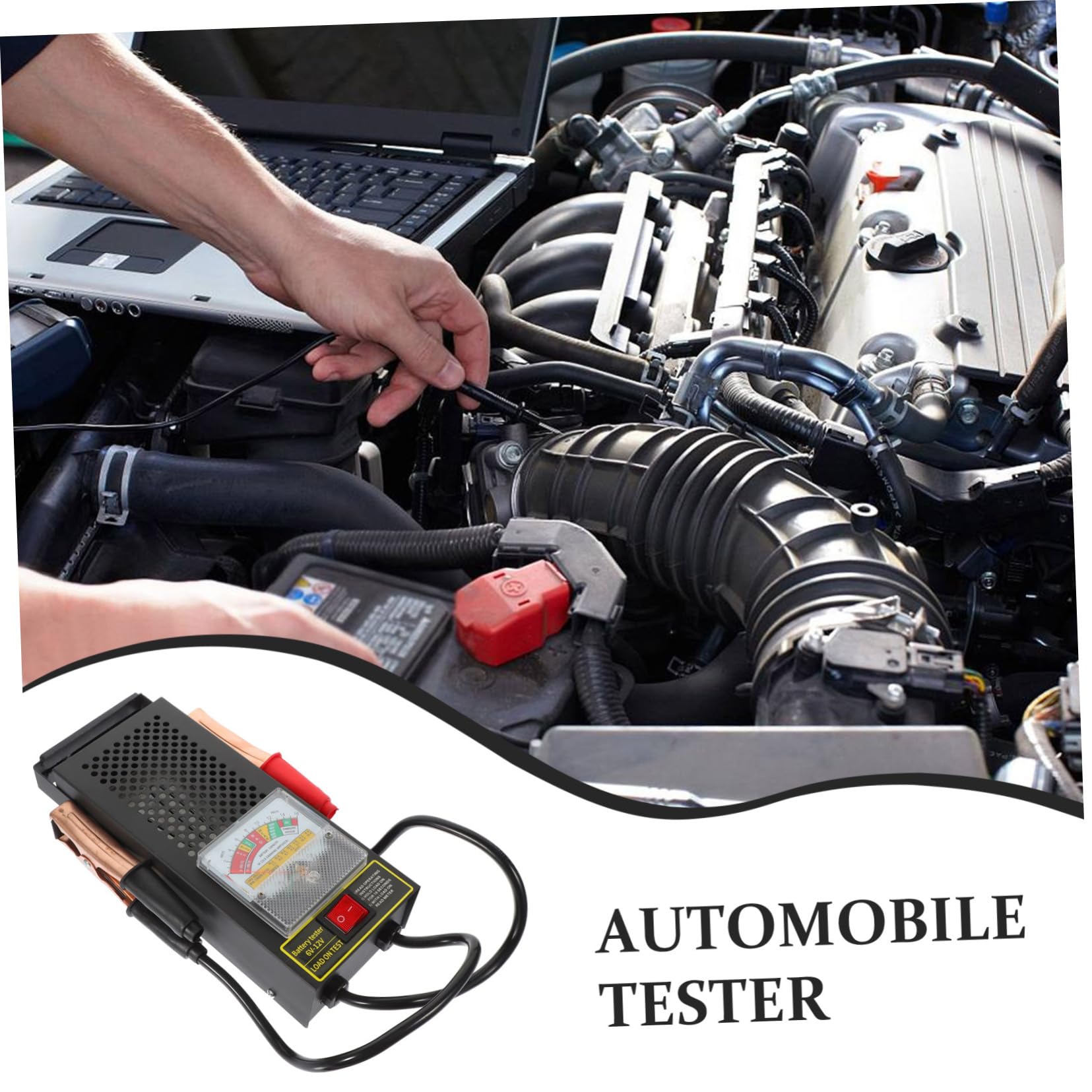 Comprobador de Batería de Coche, Herramienta de Diagnóstico