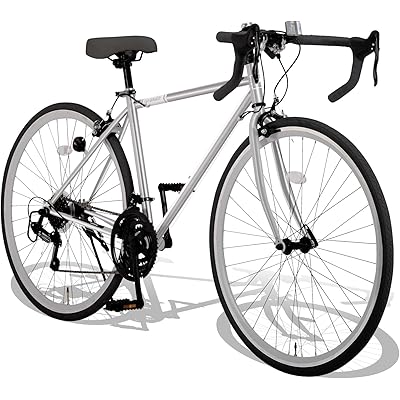 グランディール(Grandir) 自転車 ロードバイク シマノ21段変速 2サイズフレーム 700x28C (27インチ相当) 通勤 通学 サイクリング