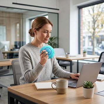 1 PCS Fuzz Ball, Smiley Faces, Squishy Ball, Pocket Size, Soft Texture, Reusable Desktop Decoration, Ideal for Home, Office, Desktop, Coffee Shop, Decoration Collectors and Desktop Ornament Lovers