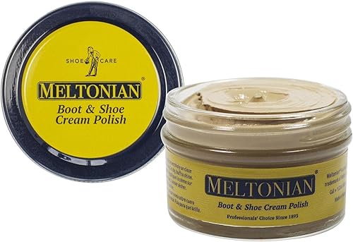Miniatura 56 de Meltonian - Crema para bolear/acondicionar zapatos, botas, bolsos, muebles de cuero, color plata; frasco de 1.7 oz rojo (Red Mahogany)