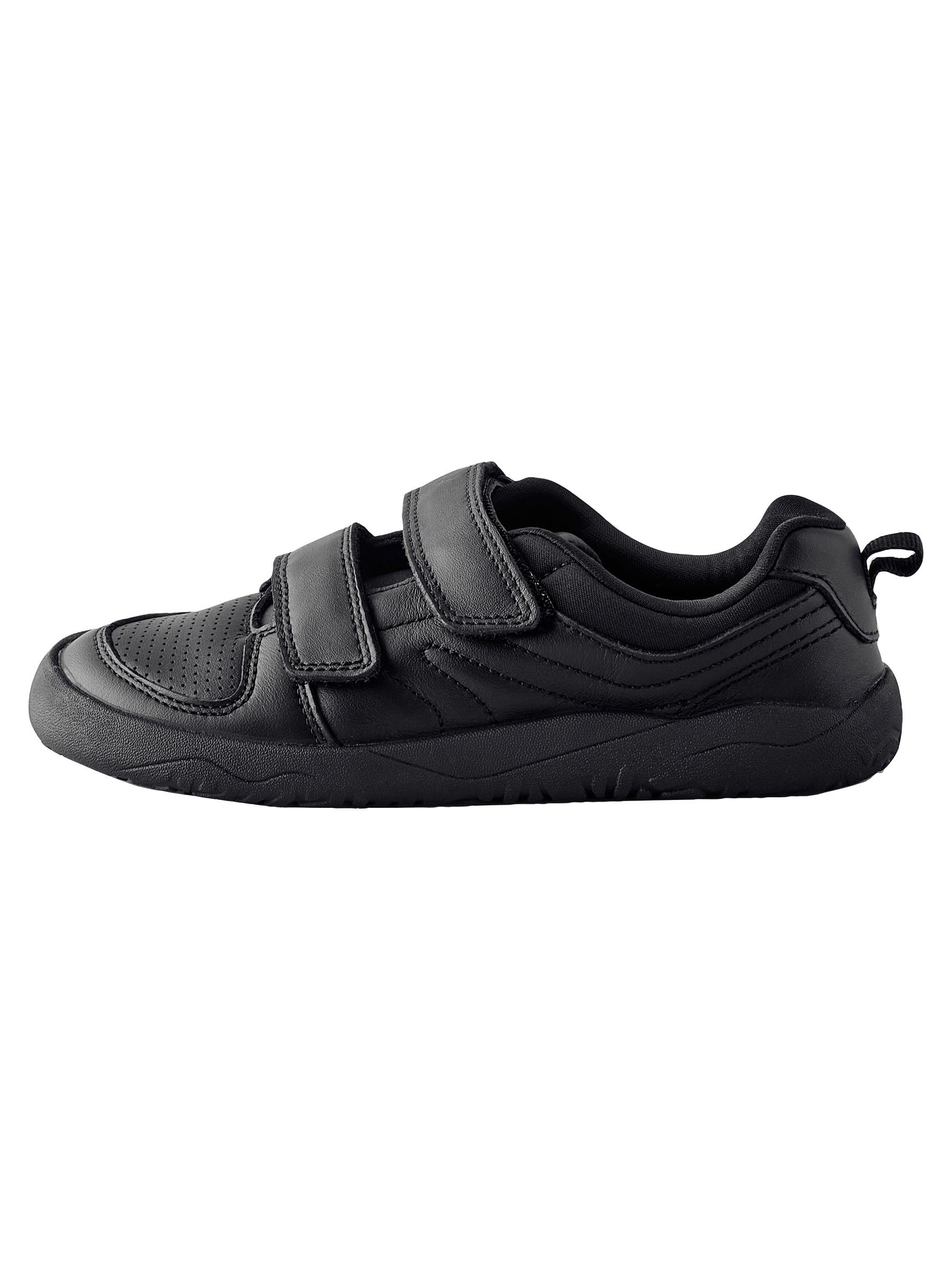 NEXT Niños Zapatos Escolares Barefoot de Piel con 2 Tiras de Cierre con un Toque