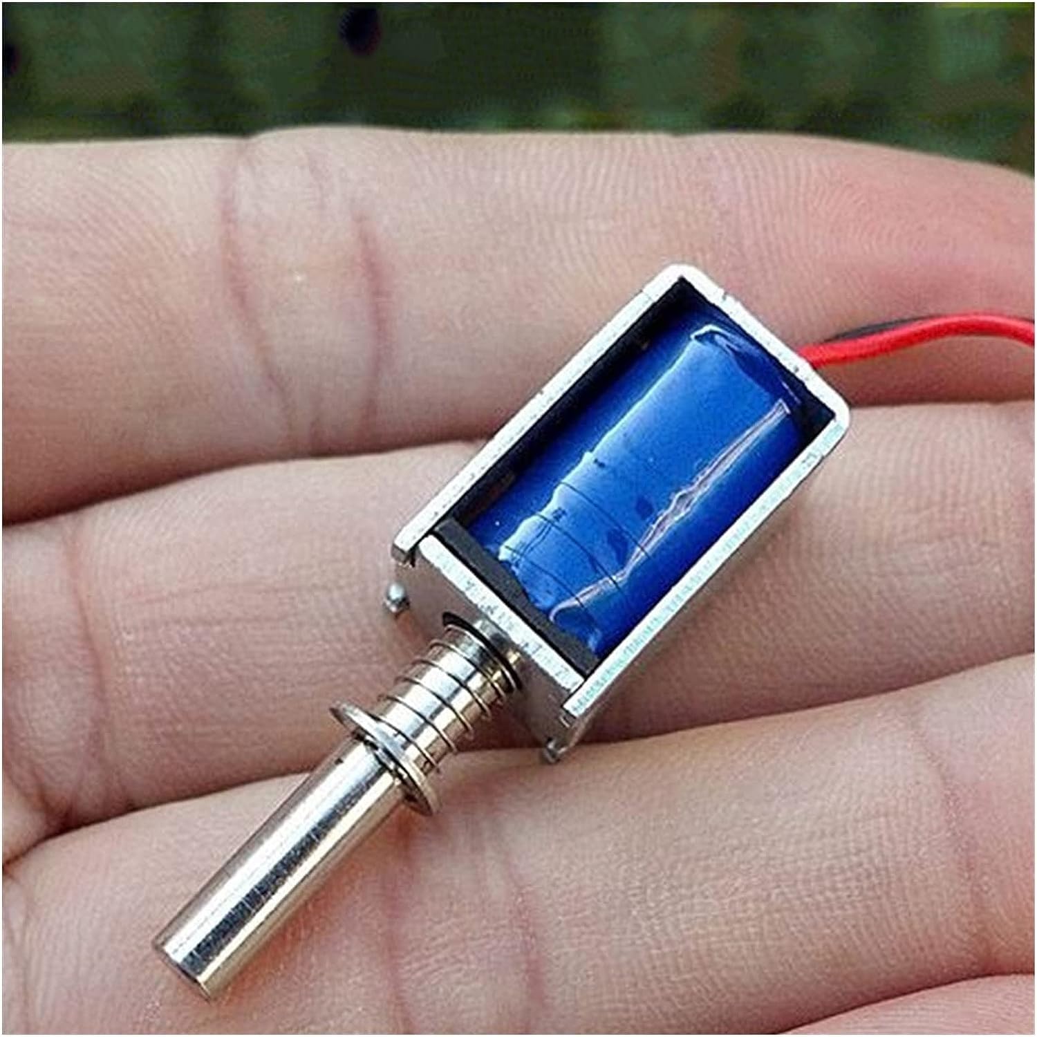 BVUYQAPIG Valve DC 5V 6V 12V Electromagnet Miniature Push-Pull Solenoid Stroke 5 Mm for Cabinet Lock Frame Electronic Spring Reset