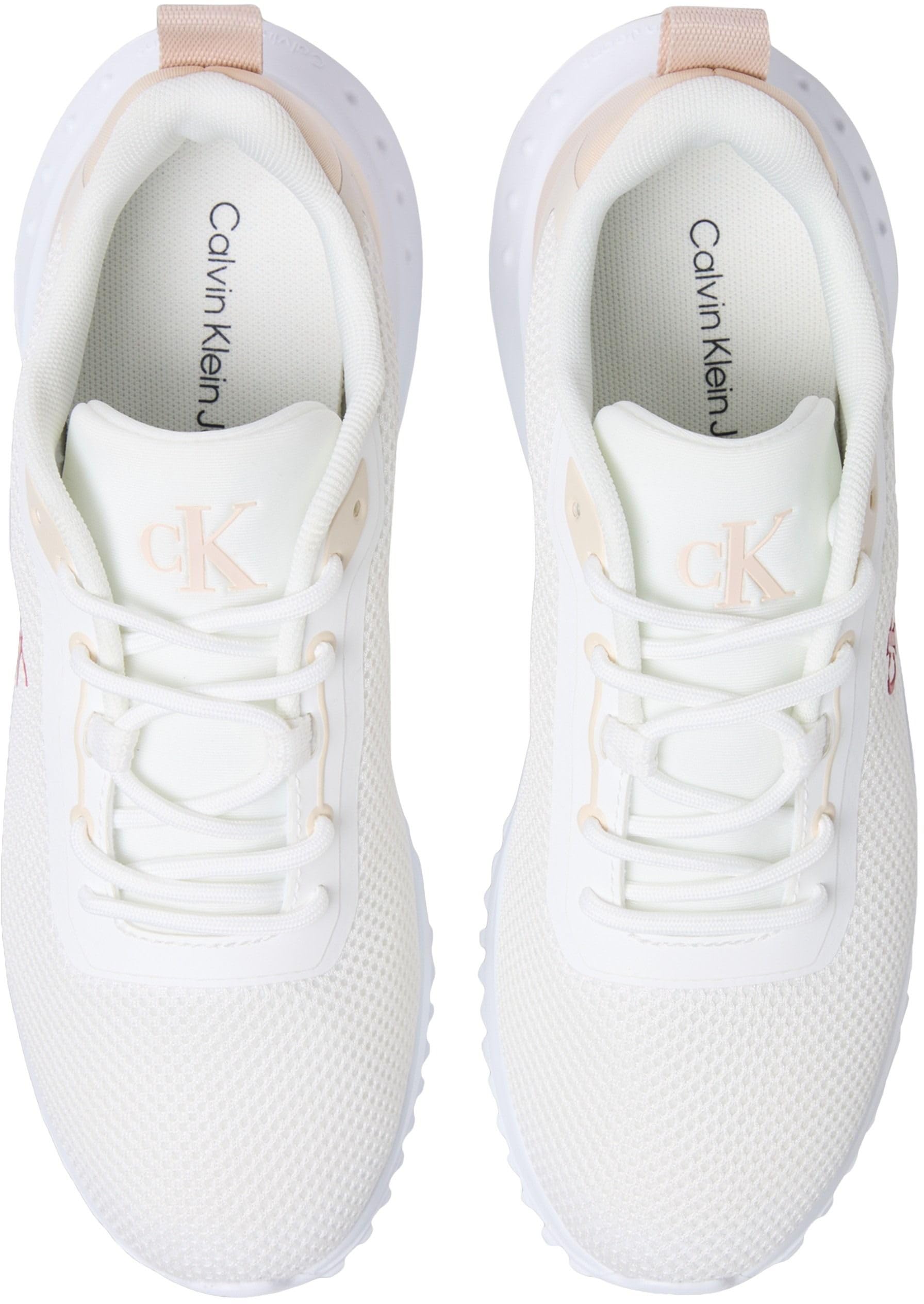 Calvin Klein Damen Runner Sneaker Eva Mix Logo aus Mesh