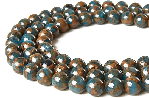 Miniatura 19 de 45 cuentas de turmalina negra de 0.315 pulgadas (0.315 in), cuentas de piedras preciosas naturales redondas sueltas