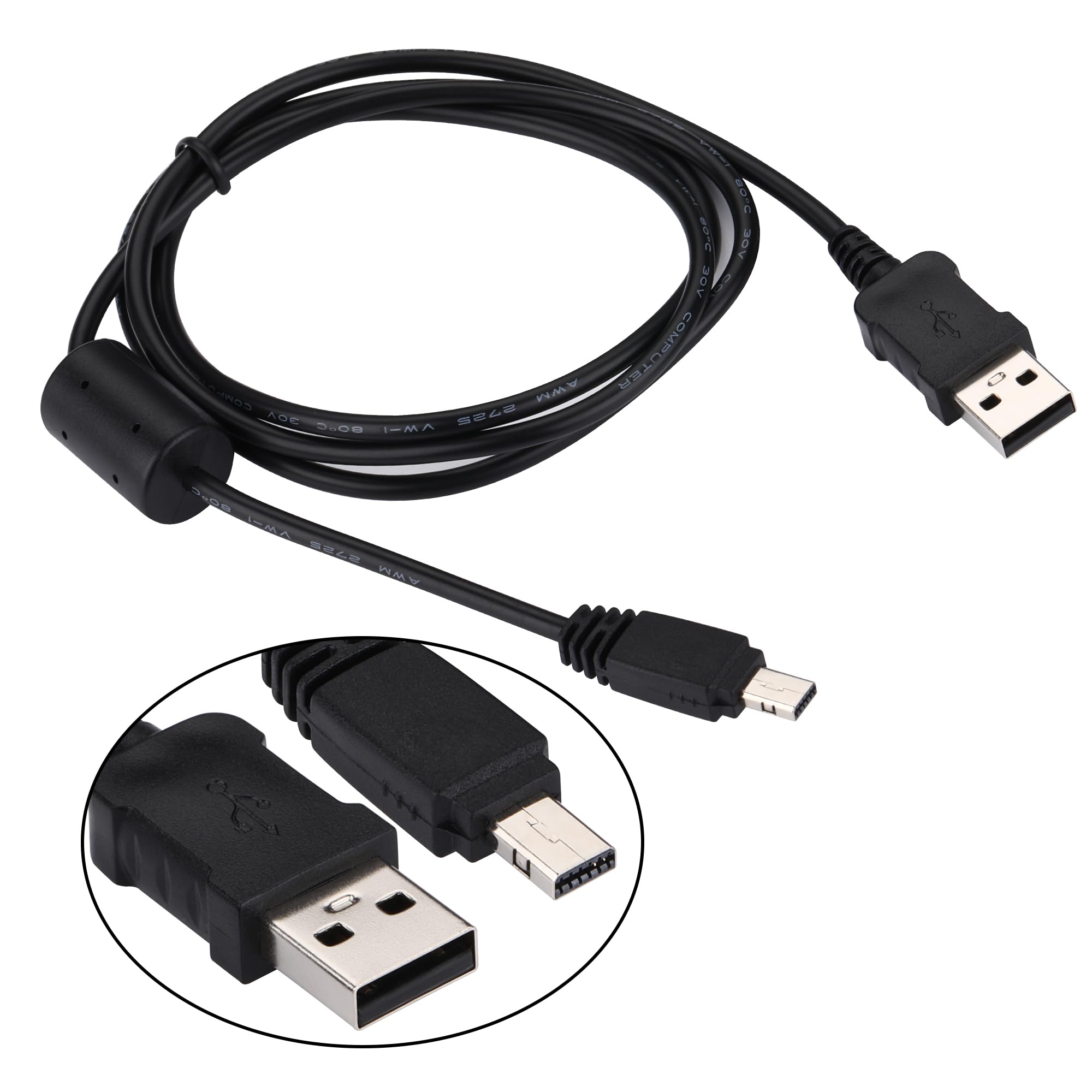 myikenjoy Casio Exilim Kamera Şarj Cihazı ile Uyumlu USB Kablosu