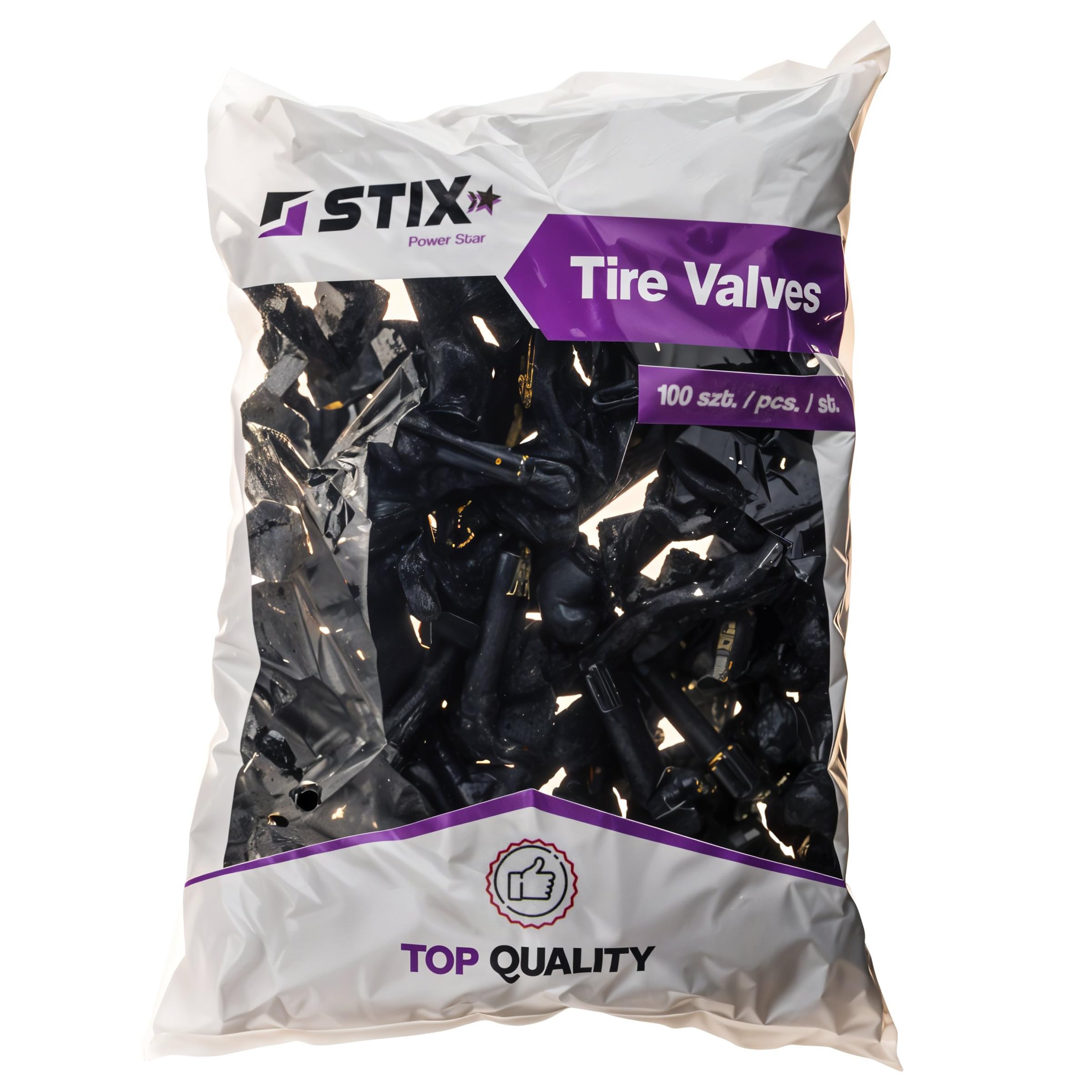 10 Pièces TR413 Snap In Type Outil De Valve En Caoutchouc Noir Tubeless Pneu Vannes Tiges Pour Pneu Sous Vide Voitures Longueur 4.5 Cm Diamètre Supérieur 2 Cm