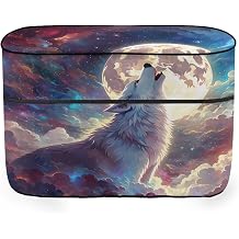 RV Propane Tank Cover Wolf Moon Galaxy Camper Propane Tank Covers Double 30lb Propane Gas Tank Cover Universal RV/Trailer/Camper Accessories