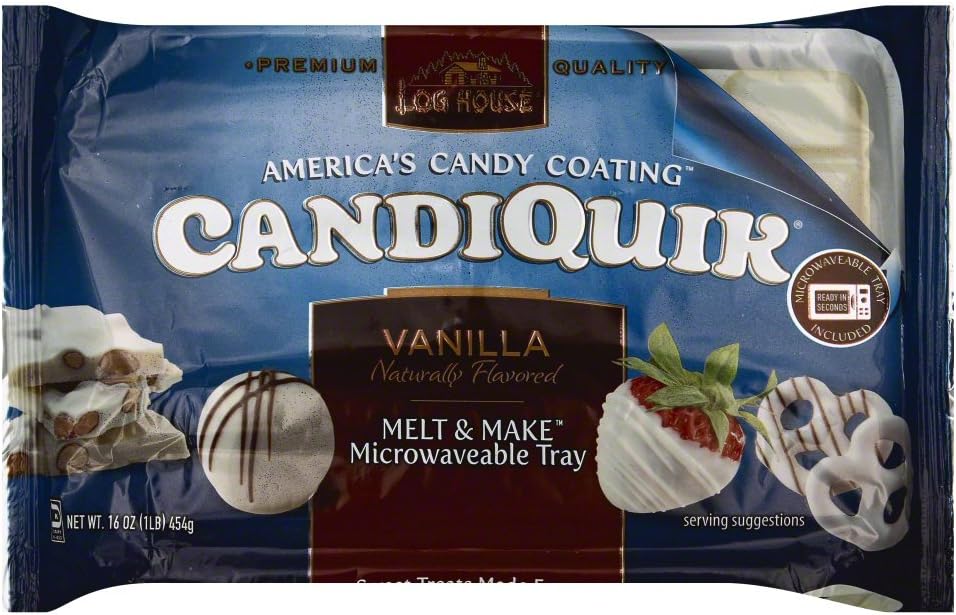Log House Vanilla Candiquik 16.0 OZ(Pack of 12)