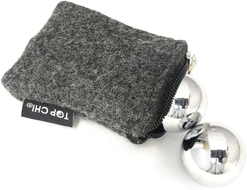 Top Chi Bolas de Baoding cromadas de 1 pulgada para terapia de manos, ansiedad y alivio del estrés