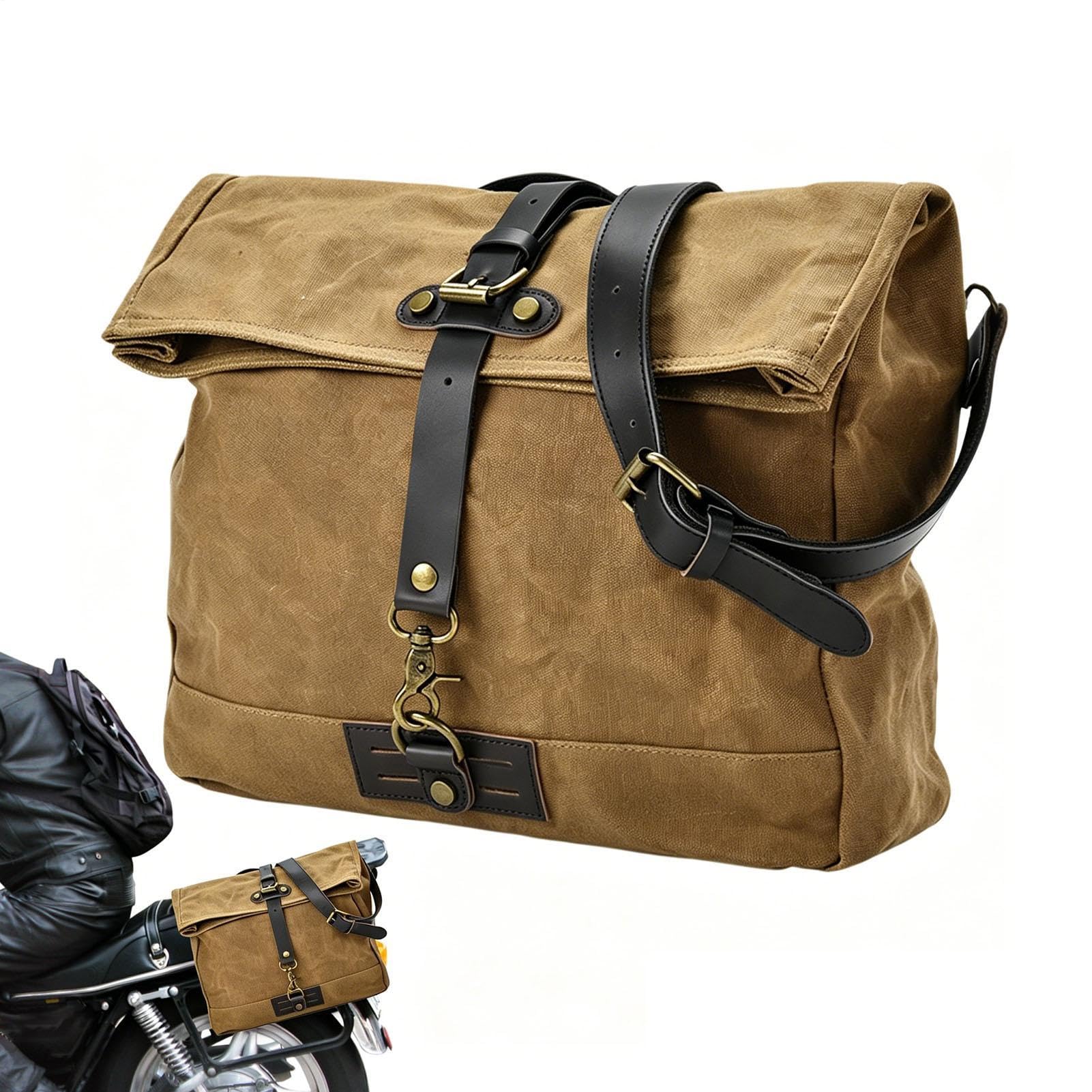 Generico Borse Laterali per Moto Porta Attrezzi Moto | Set Borse da Bikero Per Motociclisti E Bikers, Viaggi Su Strada, Campeggio, Lunghe Guide, Parcheggio, Guida In Gruppo