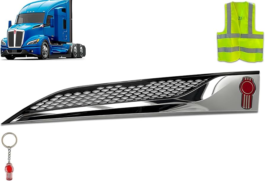 Amazon.com: KOZAK Side Hood Grille Vent Trim Chrome with Black Amazon.com: KOZAK Side Hood Grille Vent Trim Chrome with Black