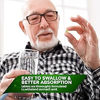 Vista 4 de Aspirina pura para bebés de dosis baja de 81 mg para adultos, 1,000 tabletas de aspirina con recubrimiento entérico para hombres y mujeres, alivio