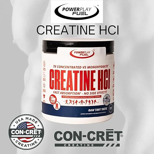 Miniatura 4 de CREATINE HCl en polvo para hombres y mujeres, fuerza muscular, rendimiento cerebral, salud cardíaca y apoyo inmunológico, sabor agrio crudo, 90