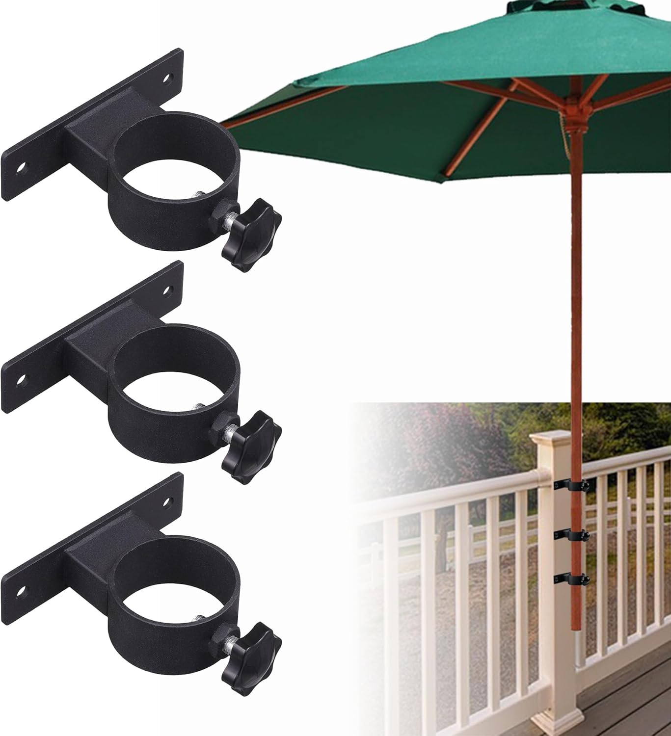 VANROUG Deck Patio Umbrella Holder,Patio Umbrella