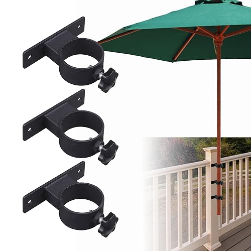 Deck Patio Umbrella Holder,Patio Umbrella Stand Umbrella Clamp Mount Bracket