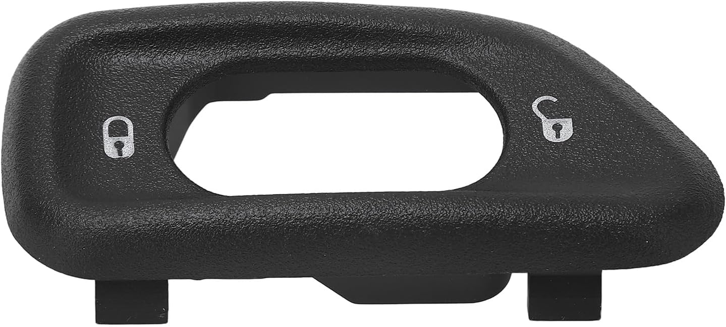 Front Door Switch Frame Bezel Trim Premium ABS Plastic Door Lock Switch Protection Cover Plate for JK 2011 2018 (Right 68185910AA)
