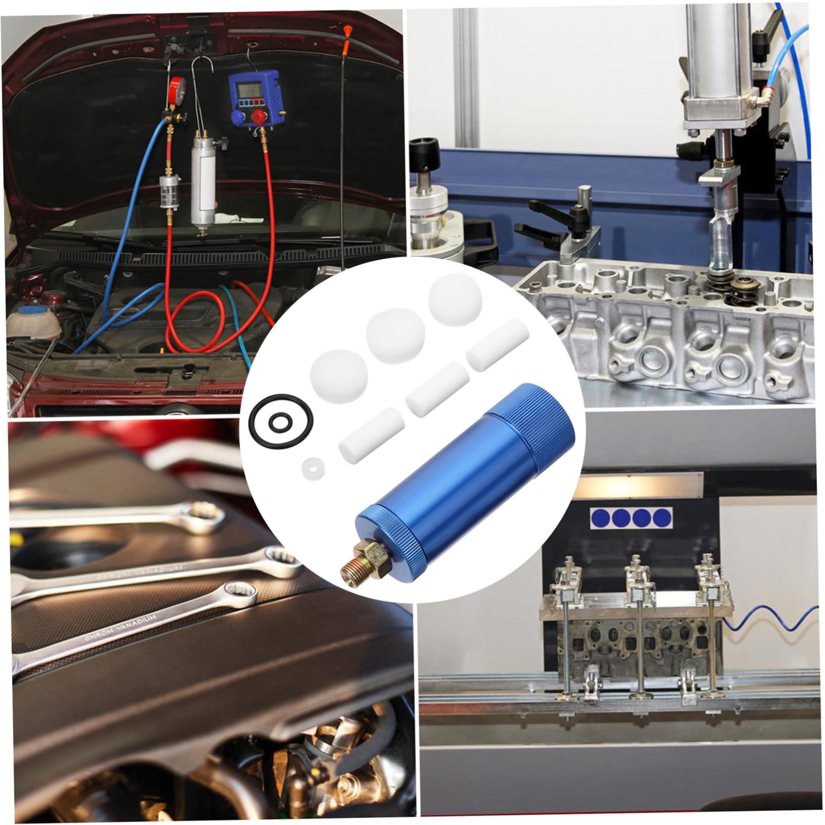 Veemoon 2pezzi Separatore Per Compressore Filtrazione Design Facile Installazione e