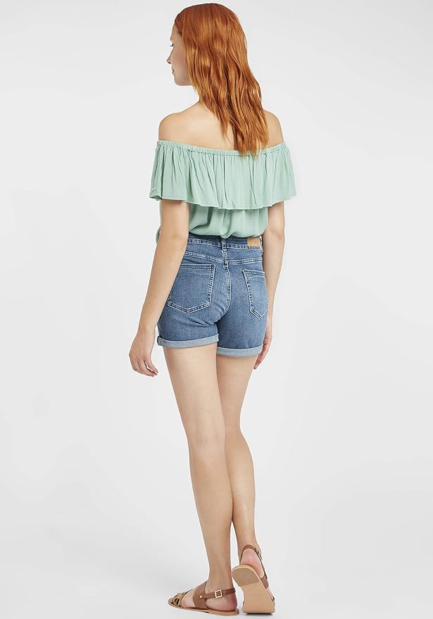 Pantalones Cortos Imitación Piel ICHI Ihacello SHO - Shorts De