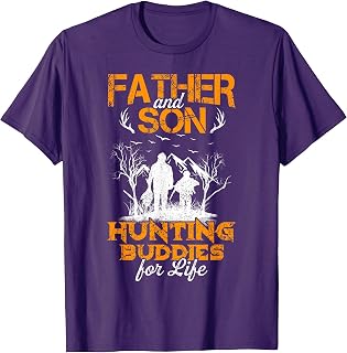 Father and son hunting buddies for life gift for Dad and Son T-Shirt