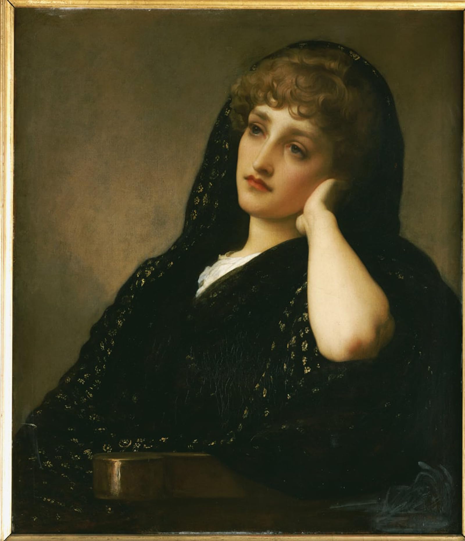 ARTXLXXBN Famous Painting Canvas Artwork Graffiti Print Memories by Frederic Leighton Portrait Canvas Image for Home Decor 60x90cm