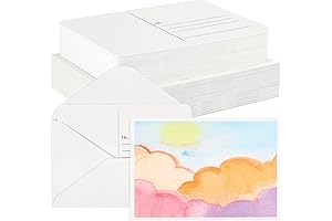 60 Pack Watercolor Blank Cards for Endless Masterpieces