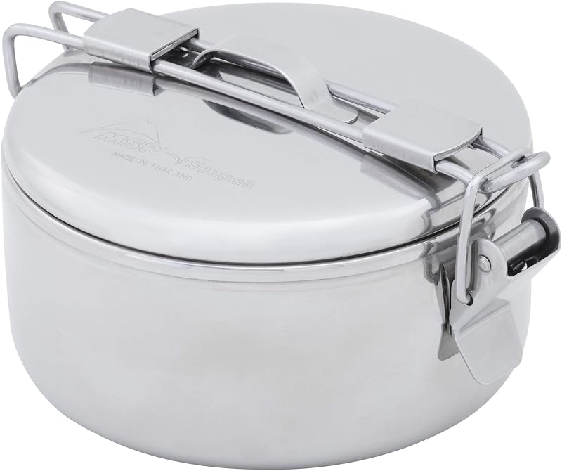 Olla de camping polizón de acero inoxidable MSR Alpine