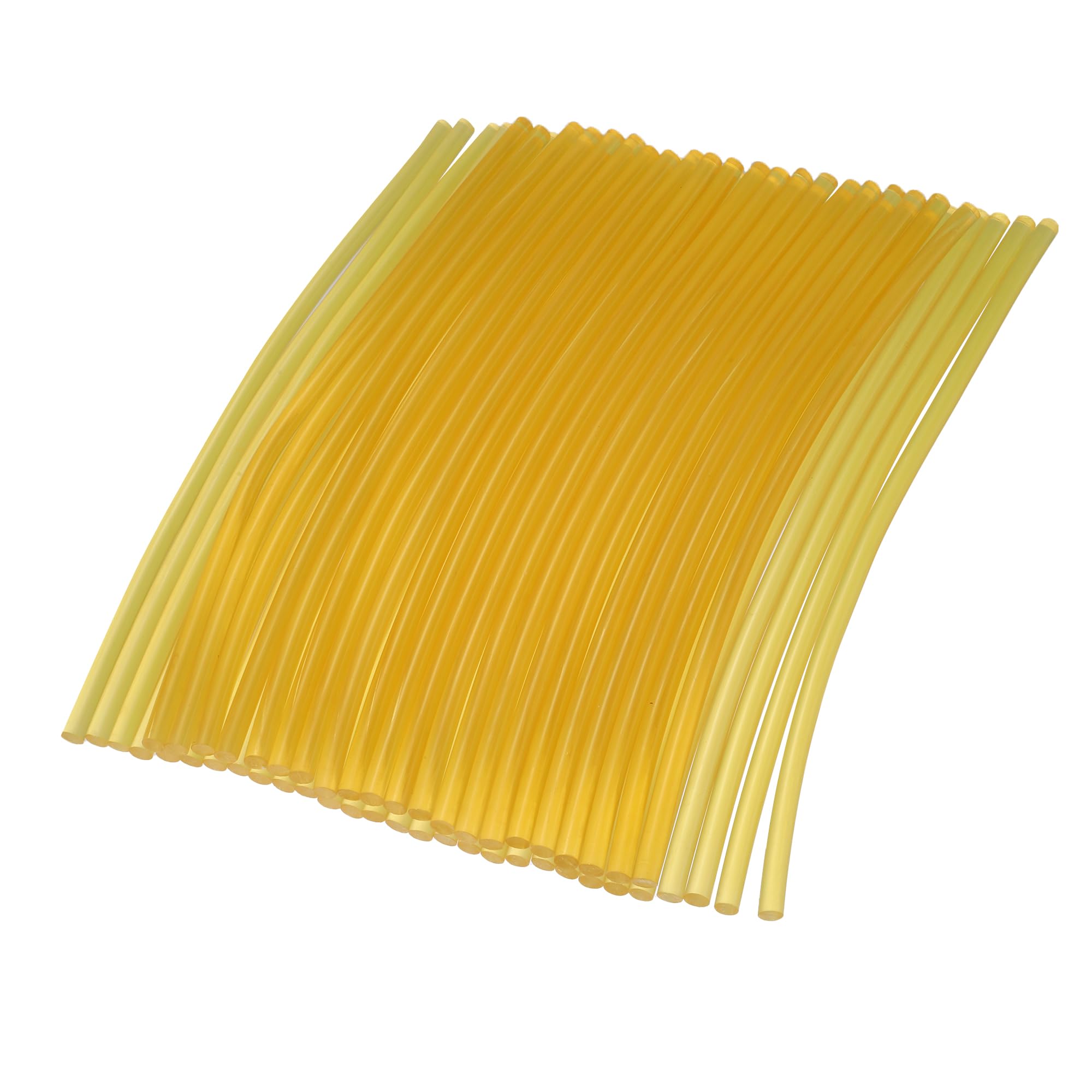 X AUTOHAUX 50pcs 7x270mm EVA Paintless Dent Repair Hot Melt Glue Sticks Yellow