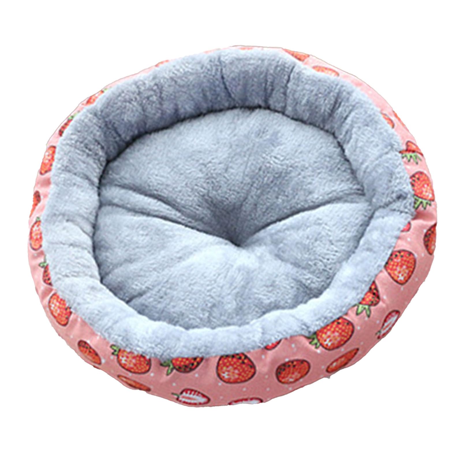 Omabeta Cuccia Rotonda in Peluche per Animali Domestici, Soffice e