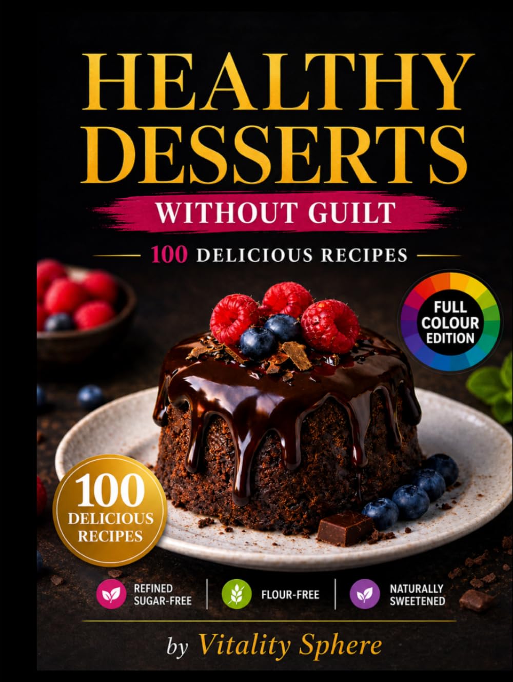 Healthy Desserts Without Guilt: 100 Sugar-Free, Refined Flour-Free Recipes for Delicious, High-Protein & Clean Sweet Treats